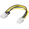 Power Cable/Adapter for PC Graphics Card, PCI-E/PCI Express, 6-Pin to 8-Pin
