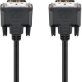 DVI-D Full HD Cable Single Link, nickel-plated