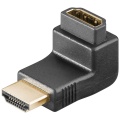 HDMI™ Angled Adapter 90° Vertical, 4K @ 60 Hz, Gold-Plated