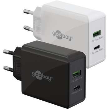USB-C™ PD Dual Fast Charger (30 W) white