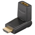 HDMI™ Adapter 180°, gold-plated (4K @ 60 Hz)