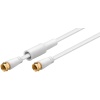 Flat SAT Antenna Cable (80 dB), Double Shielded, Weather Protected