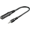 Headphone Adapter, 3.5 mm Male to 6.35 mm Female