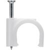 Cable Clip 12 mm, white