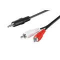 Audio Cable AUX Adapter, 3.5 mm Male to Stereo RCA Male, CU