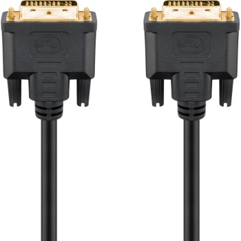 DVI-I Full HD Cable Dual Link, gold-plated