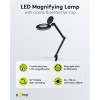 LED Magnifying Lamp with Clamp, 9 W, black