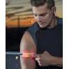 Yellow reflective band with velcro fastening and 2-LED lamp Varta