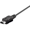 USB-A - Mini-USB kaabel 1m must