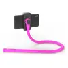 Селфи палка с Bluetooth пультом - легко гнётся Розовая
