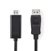 Displayport -> HDMI kaabel, pistik - pistik, 2m AWG32/28 Must