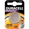 Battery 3V CR2430 Duracell lithium 24.5mm 3mm
