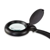 Laualamp suurendusega 10cm 3+12D 12W Must