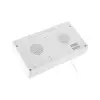 Köögiraadio valge FM BT LCD 2x0.4W K&M