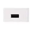 USB laadija USB-A pesa QC3.0 2.4A 18W valge