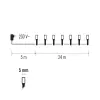 Jõuluvalgustus 24m 240-LED külm valge, juhe 5m 230VAC IP44