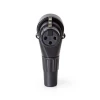 3-pin XLR socket for cable corner Black