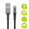 USB-A - Lightning tekstiil kaabel 1m 3A MFI hall