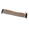 Jumper wires/cable for the breadboard 40pc plug/socket 30cm 2.54mm