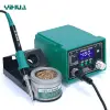 Soldering station iron 75W 200-480 °C holder with cleaning metal sponge