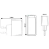 Toiteadapter 12V 1A 12W pistik 2.1/5.5mm SMPS