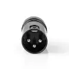 XLR3 plug-RCA plug