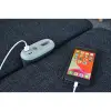 Pikendusjuhe diivanisse 1xEURO 2xUSB-A 2.1A hall 3m