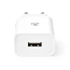 USB charger USB-A port 5V 2.4A white