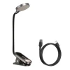 LED readinglamp with clip 4000K 3W 350mAh battery, black
