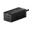 USB laadija USB-A 2xUSB-C pesad 66W Baseus GaN5 Pro HDMI must