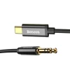 3.5mm - USB-C кабель аудио 1.2m Baseus черный