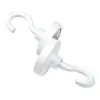 Magnet d=25mm N38 M4 with hanging hook white 16kg