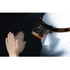 Headlamp, gesture-sensitive, attachable to hat brim, 6-LED+COB 60lm
