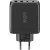 USB charger 2xUSB-A 2xUSB-C ports QC3.0 PD 68W PPS black