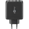 USB charger 2xUSB-A 2xUSB-C ports QC3.0 PD 68W PPS black