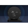 Table temperature and humidity sensor with clock Tuya black