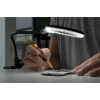Suurenduslamp klambriga, 6 W, must