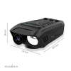 Bicycle front light with FHD camera 600lm USB-C 2500mAh