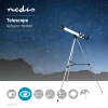Telescope 50/600 finder 5x24, tripod 125cm white
