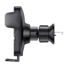 Держатель телефона в автомобиль 3.5-7.5" QI зарядка 15W Baseus Wisdom