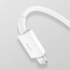 USB-A - USB-C, Lightning, Micro-USB kaabel 1.5m valge, kolmikkaabel