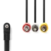 3.5mm A/V pistik-3*RCA pistik 1m Sony, Panasonic standard