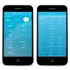 Ilmajaam temp, niiskus, õhurõhk tuul UV sademed Android iOS valge