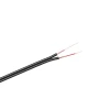 Экранированный аудиокабель 2-жильный 2*3мм черный
