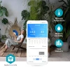 Датчик CO2 Nedis SmartLife Tuya, Wifi, черный LCD, белый