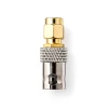 SMA connector - BNC socket gold-plated 2 pcs
