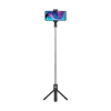 Selfie-stick, telescope up to 69cm, tripod, black