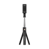 Selfie-stick, telescope up to 69cm, tripod, black
