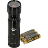 Flashlight 8-LED 45lm, red laser pointer 1mW 650nm