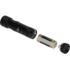 Flashlight 8-LED 45lm, red laser pointer 1mW 650nm